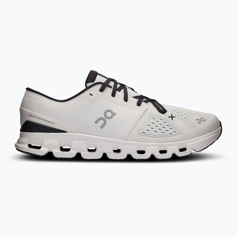 Men's On Cloud X 4 ivory/black running shoes 9