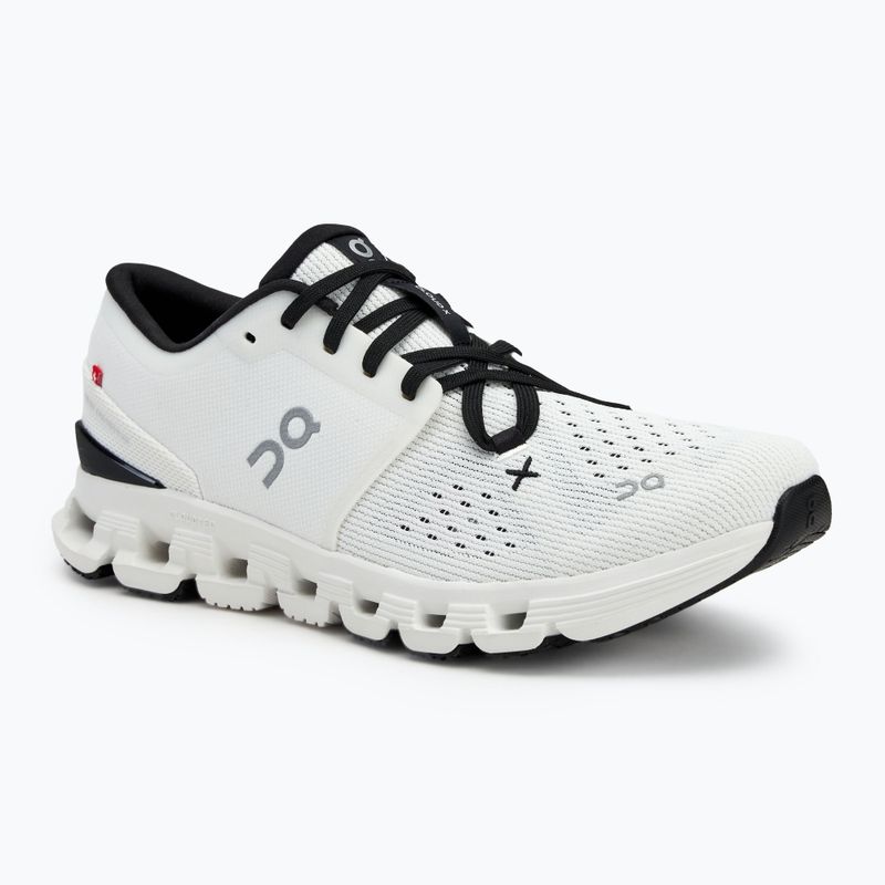 Men's On Cloud X 4 ivory/black running shoes