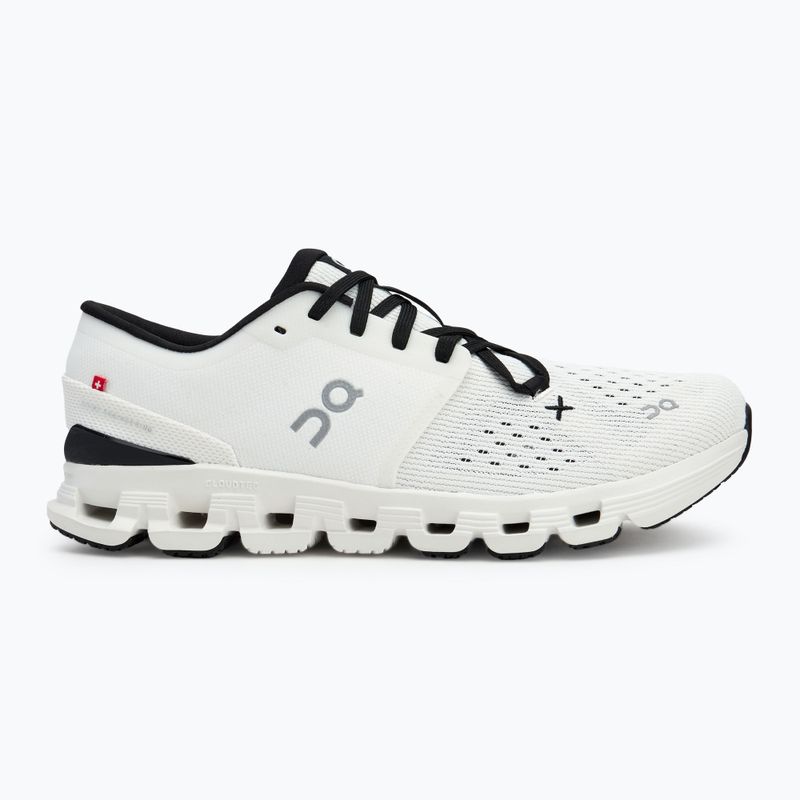 Men's On Cloud X 4 ivory/black running shoes 2