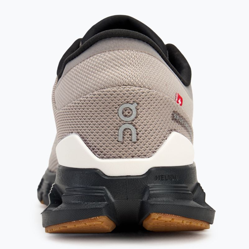 Men's On Cloud X 4 fog/black running shoes 6