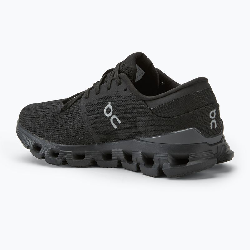 Women's running shoes On Cloud X 4 black/eclipse 3