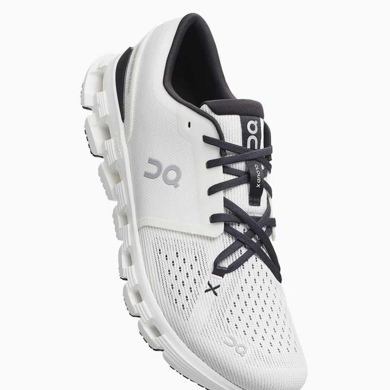 Women's running shoes On Running Cloud X 4 ivory/black 15