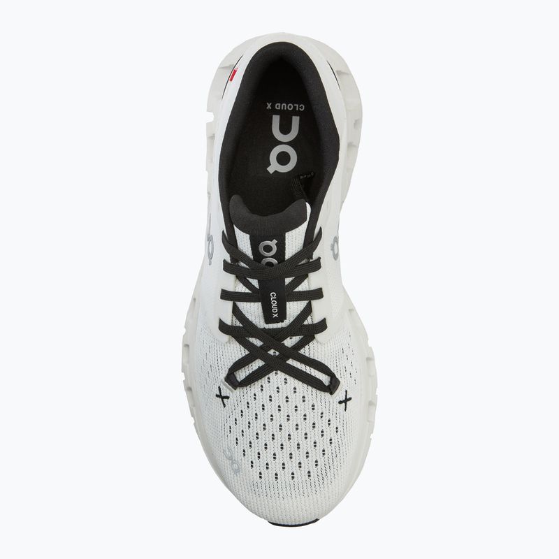 Women's running shoes On Cloud X 4 ivory/black 5