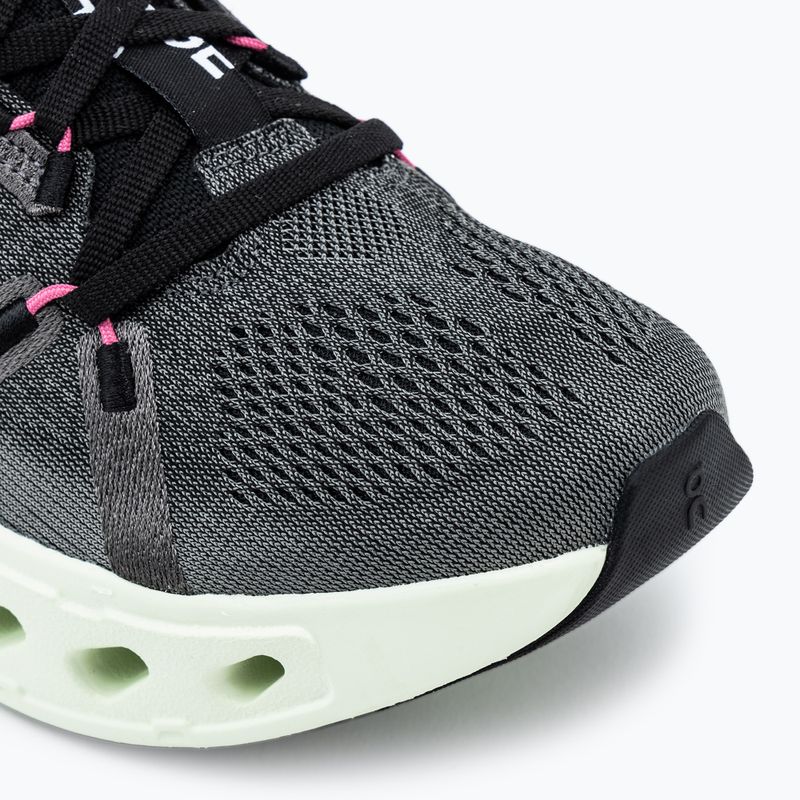 Women's On Cloudeclipse rock/lima running shoes 7