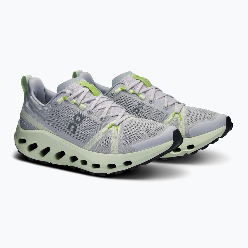 Women's On Cloudsurfer Trail running shoes frost/lima 8