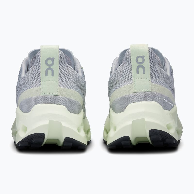 Women's On Cloudsurfer Trail running shoes frost/lima 11