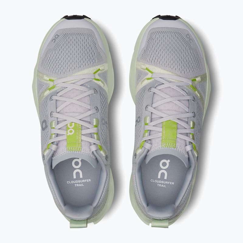 Women's On Cloudsurfer Trail running shoes frost/lima 13