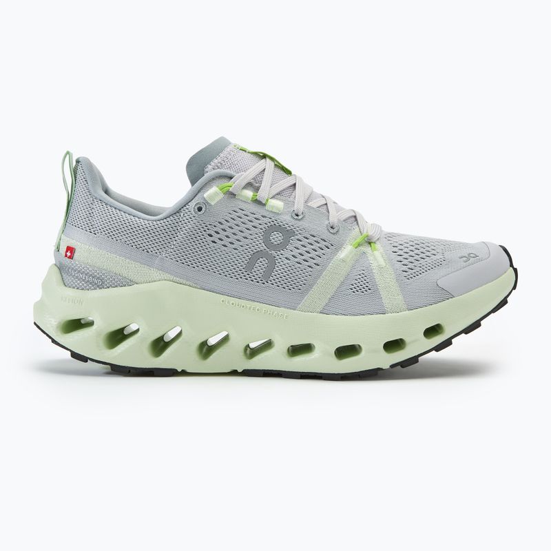 Women's On Cloudsurfer Trail running shoes frost/lima 2