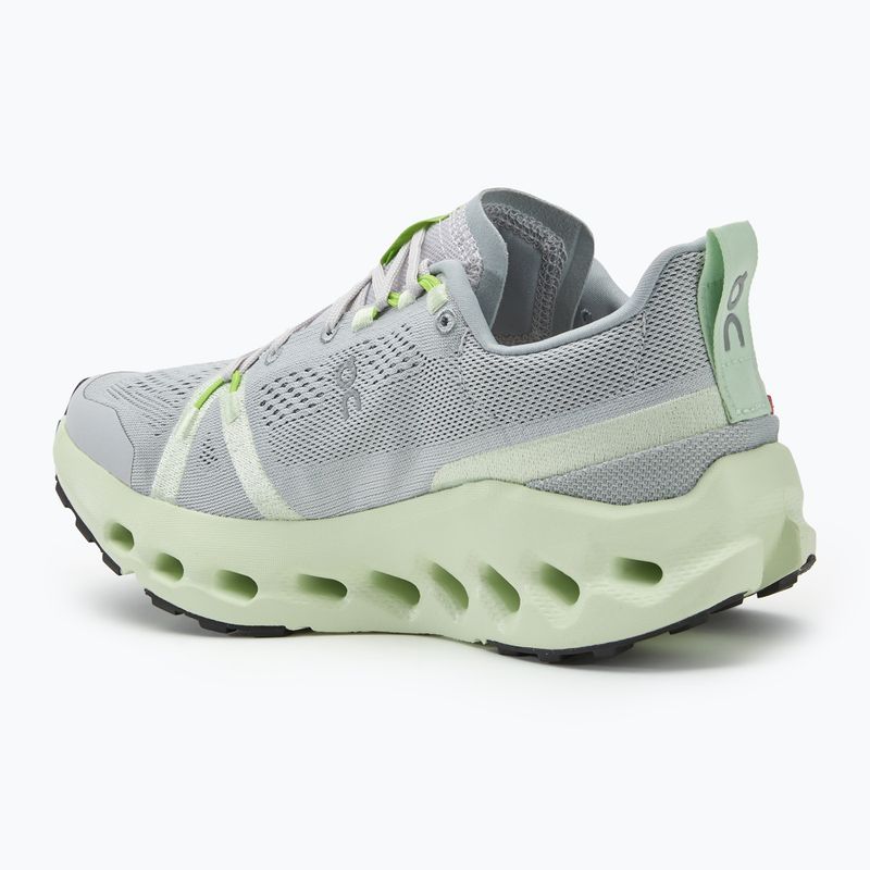 Women's On Cloudsurfer Trail running shoes frost/lima 3