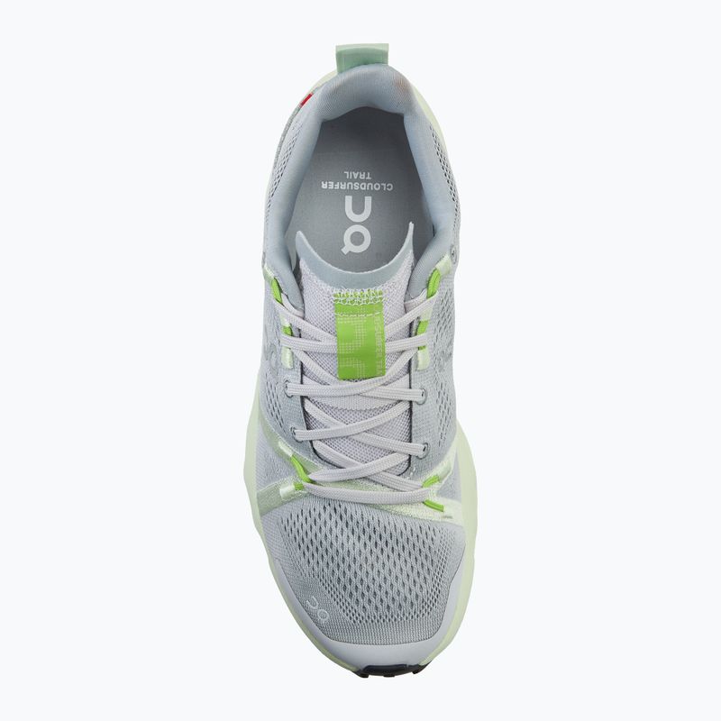 Women's On Cloudsurfer Trail running shoes frost/lima 5