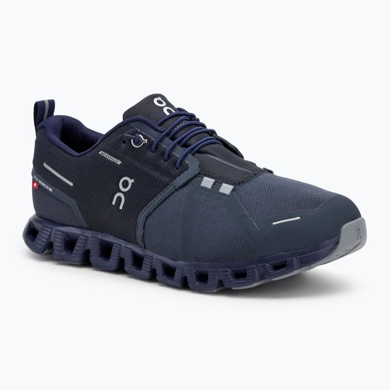 Men's running shoes On Cloud 5 Waterproof navy/ink