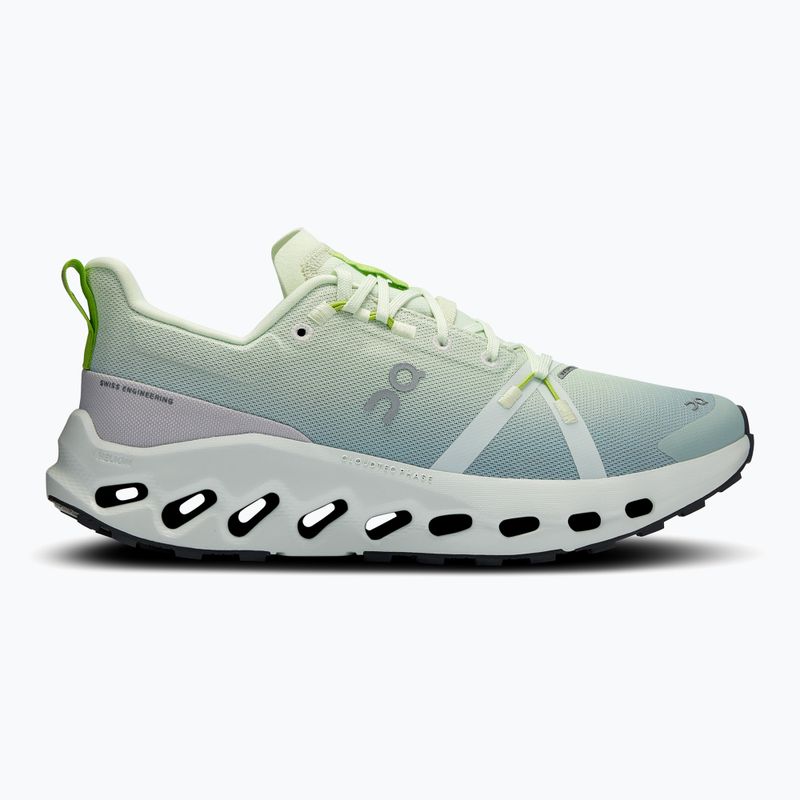 Women's running shoes On Cloudsurfer Trail Waterproof lima/mineral 9