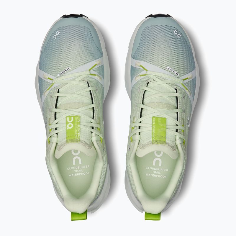 Women's running shoes On Cloudsurfer Trail Waterproof lima/mineral 13