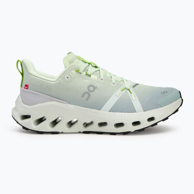 Women's running shoes On Cloudsurfer Trail Waterproof lima/mineral 2