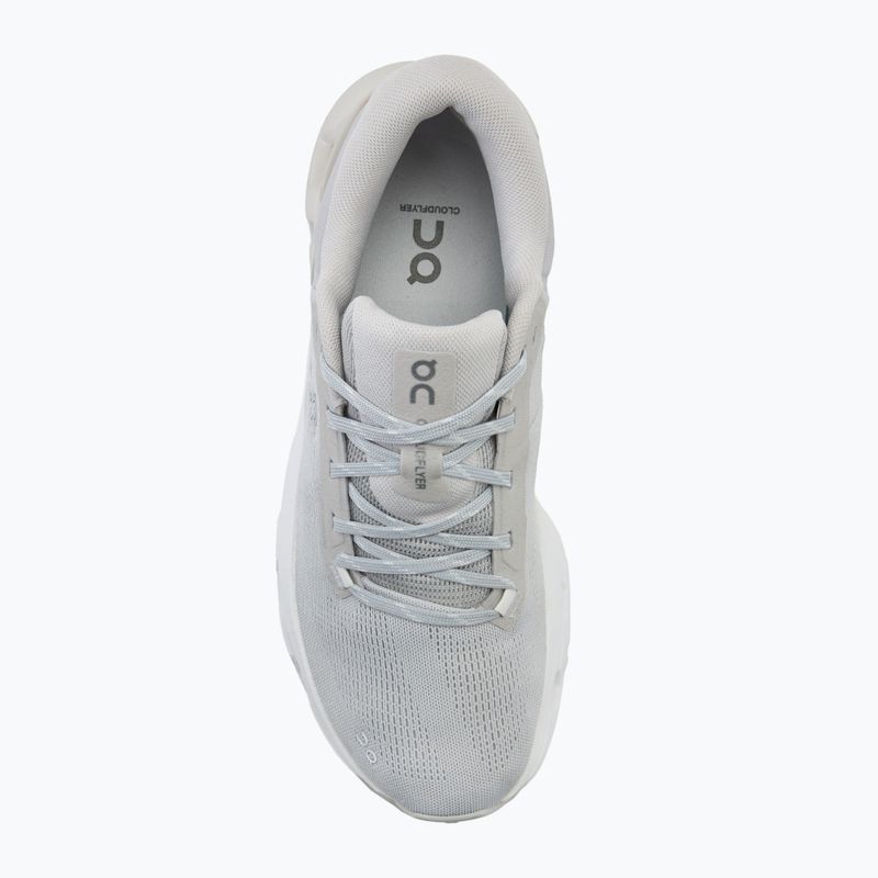 Men's On Cloudflyer 5 glacier/wolf running shoes 5