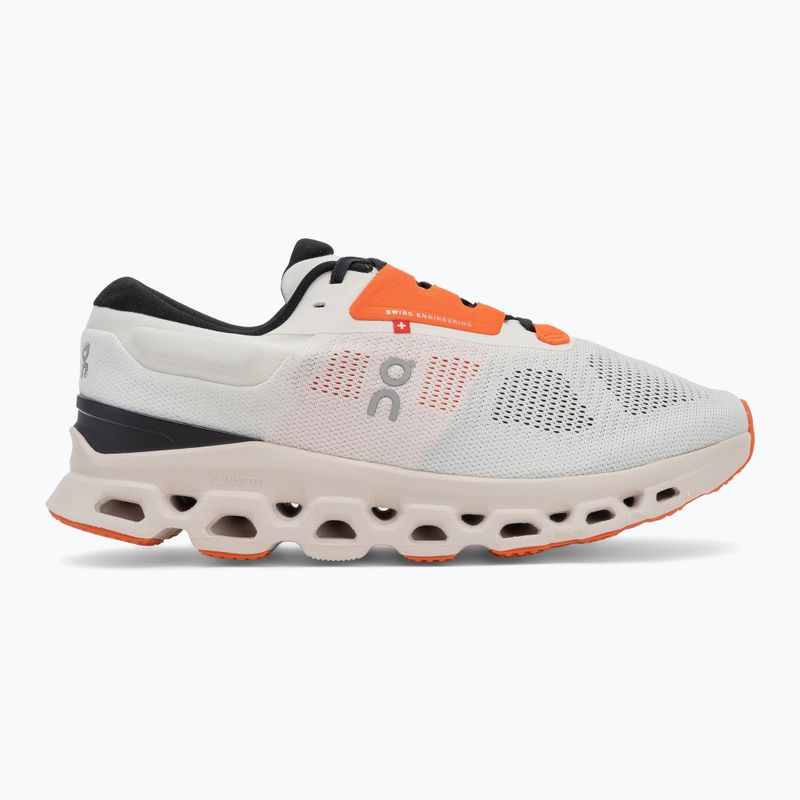 Men's On Running Cloudstratus 3 white/sand running shoes 2