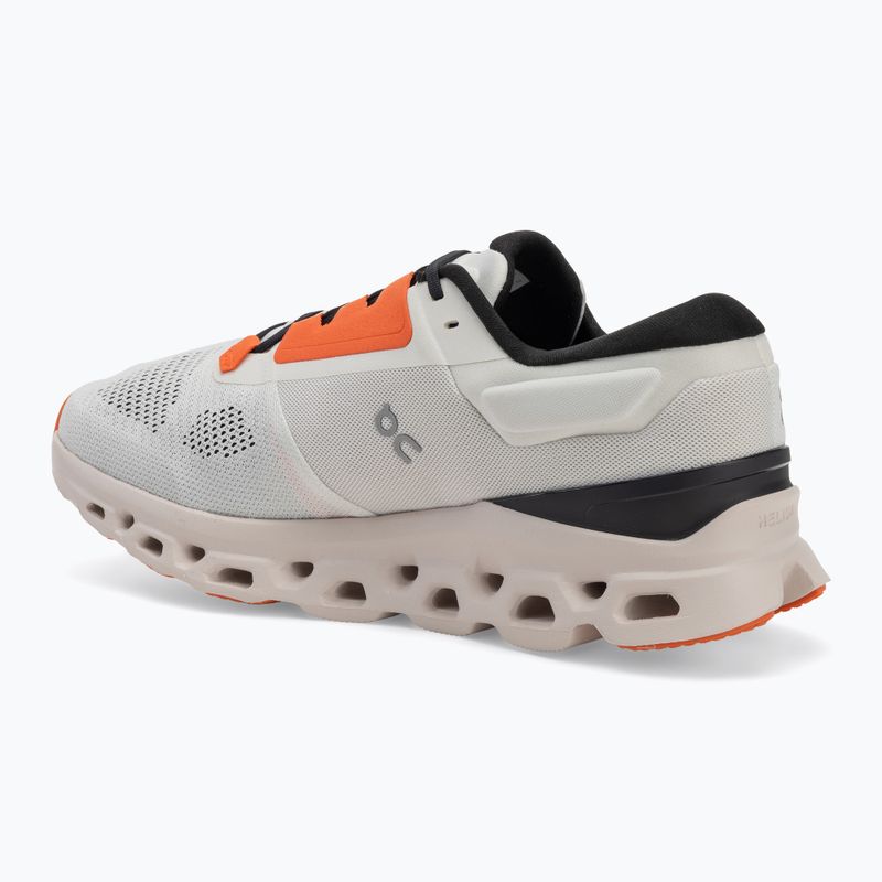 Men's On Running Cloudstratus 3 white/sand running shoes 3