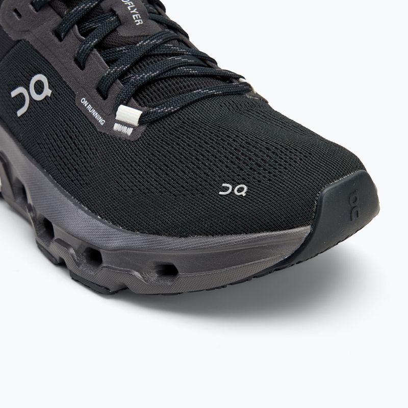Women's On Cloudflyer 5 black/white running shoes 7