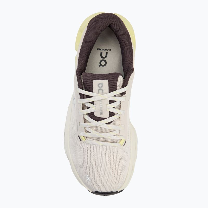 Women's On Cloudflyer 5 pearl/hay running shoes 5