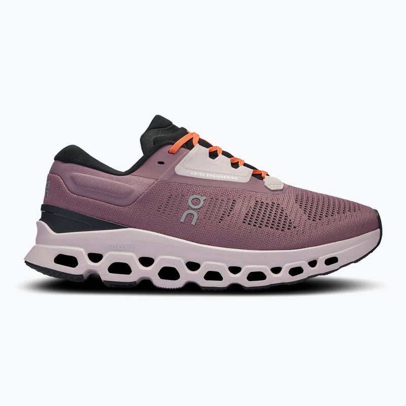 Women's On Cloudstratus 3 quartz/lily running shoes 9