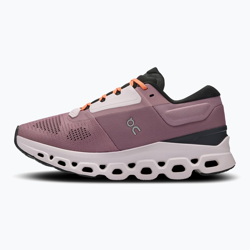 Women's On Cloudstratus 3 quartz/lily running shoes 10