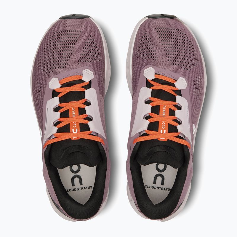 Women's On Cloudstratus 3 quartz/lily running shoes 13