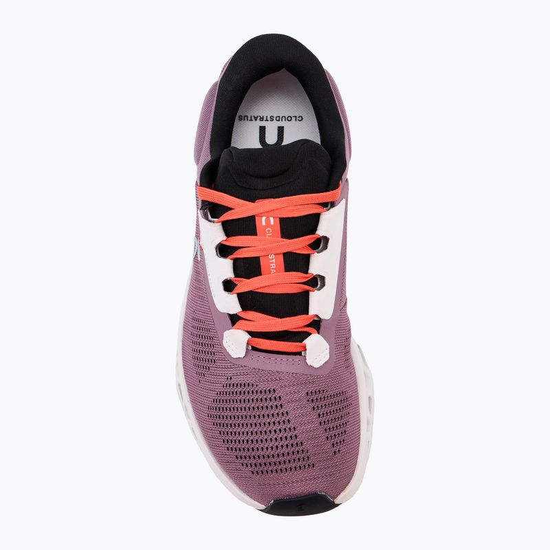 Women's On Cloudstratus 3 quartz/lily running shoes 5