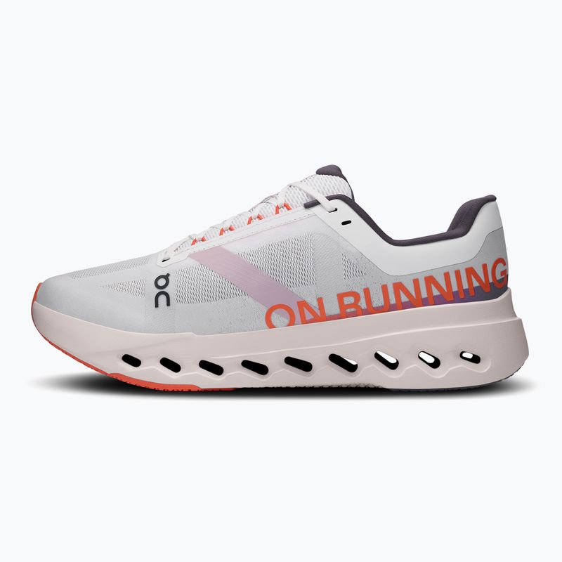 Men's On Cloudsurfer Next white/flame running shoes 10