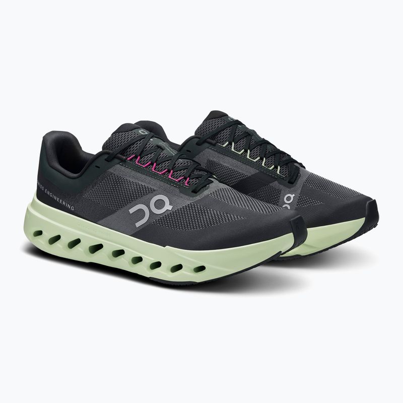 Men's On Running Cloudsurfer Next black/lima running shoes 8