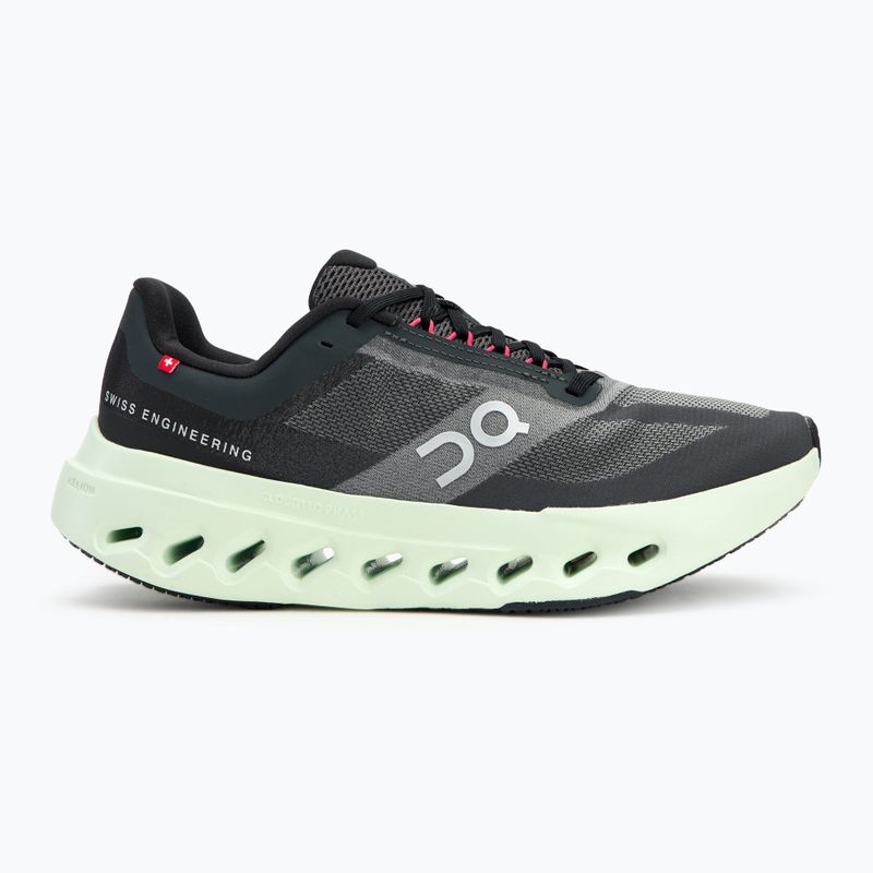 Men's On Running Cloudsurfer Next black/lima running shoes 2