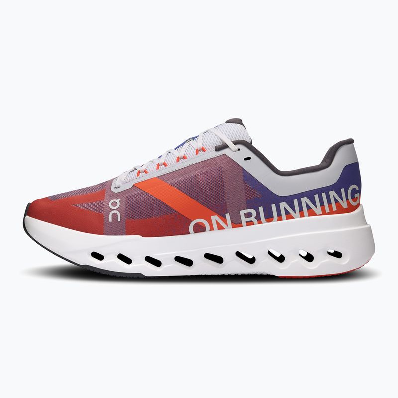 Men's On Cloudsurfer Next indigo/flame running shoes 10
