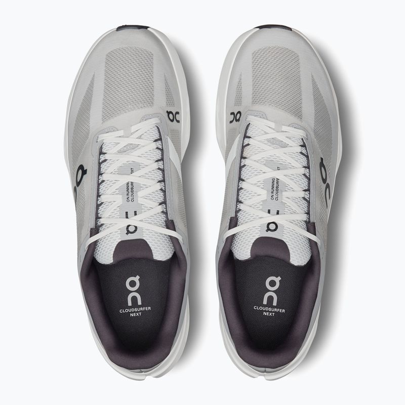 Men's On Cloudsurfer Next Wide glacier/white running shoes 6