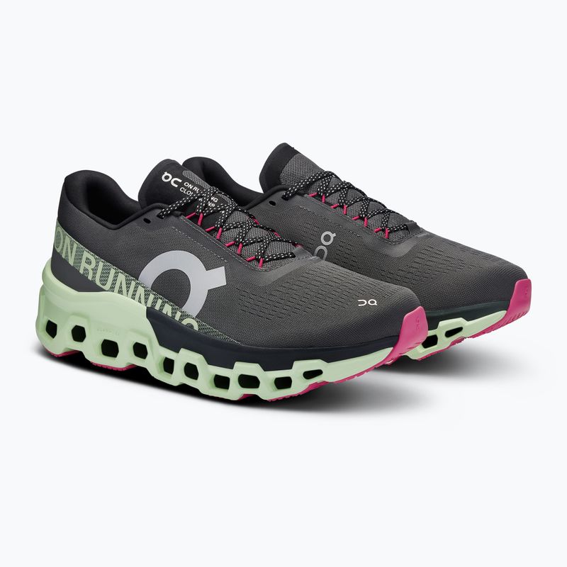 Men's On Running Cloudmonster 2 asphalt/lima running shoes 8