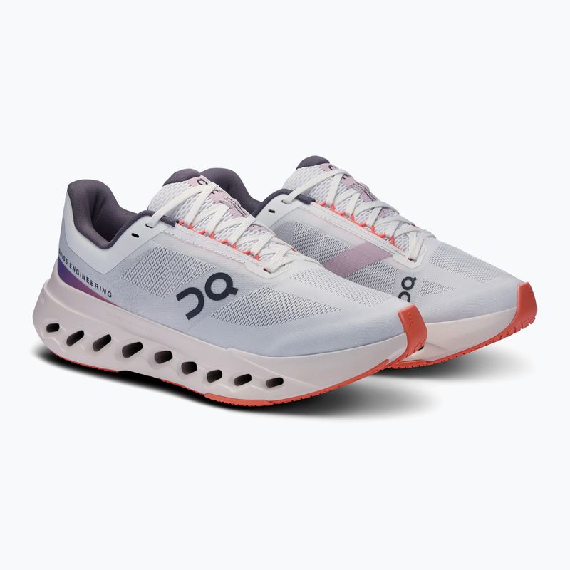 Women's On Cloudsurfer Next white/flame running shoes 8