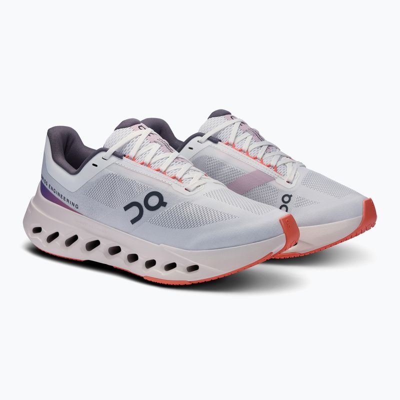 Women's On Running Cloudsurfer Next white/flame running shoes 8