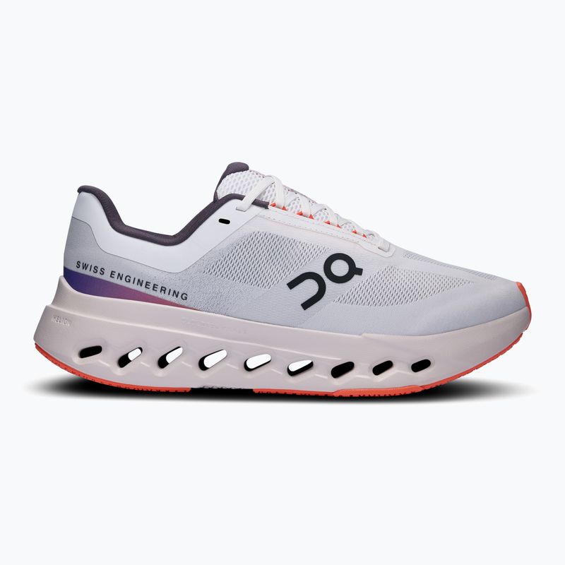 Women's On Cloudsurfer Next white/flame running shoes 9