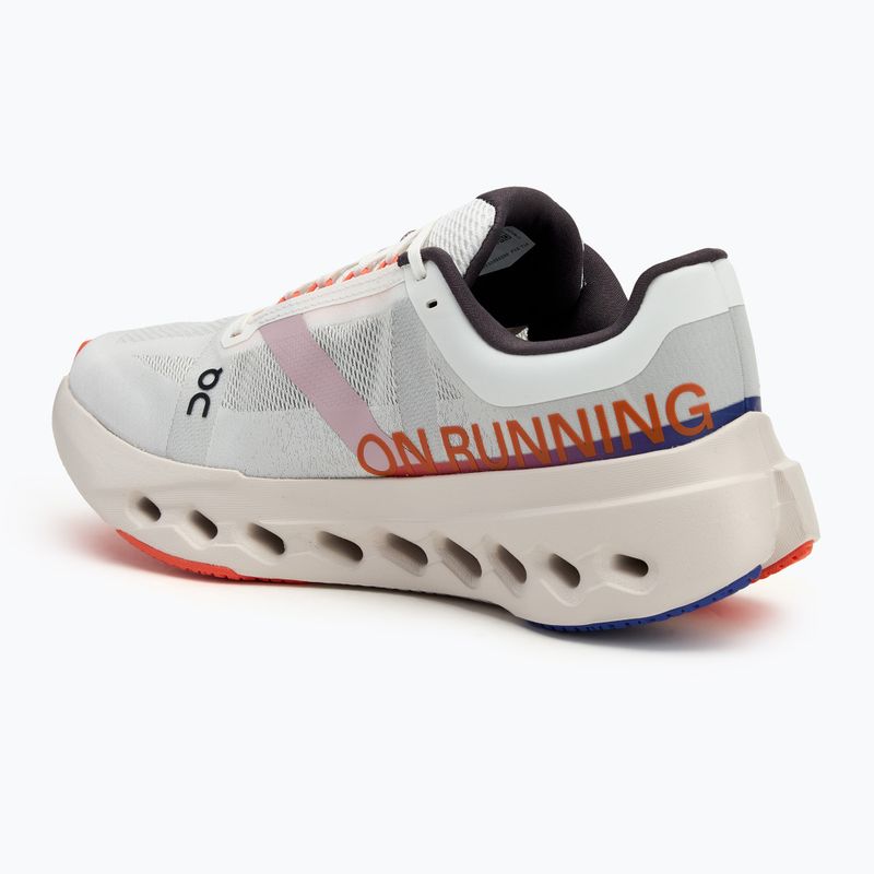Women's On Cloudsurfer Next white/flame running shoes 3
