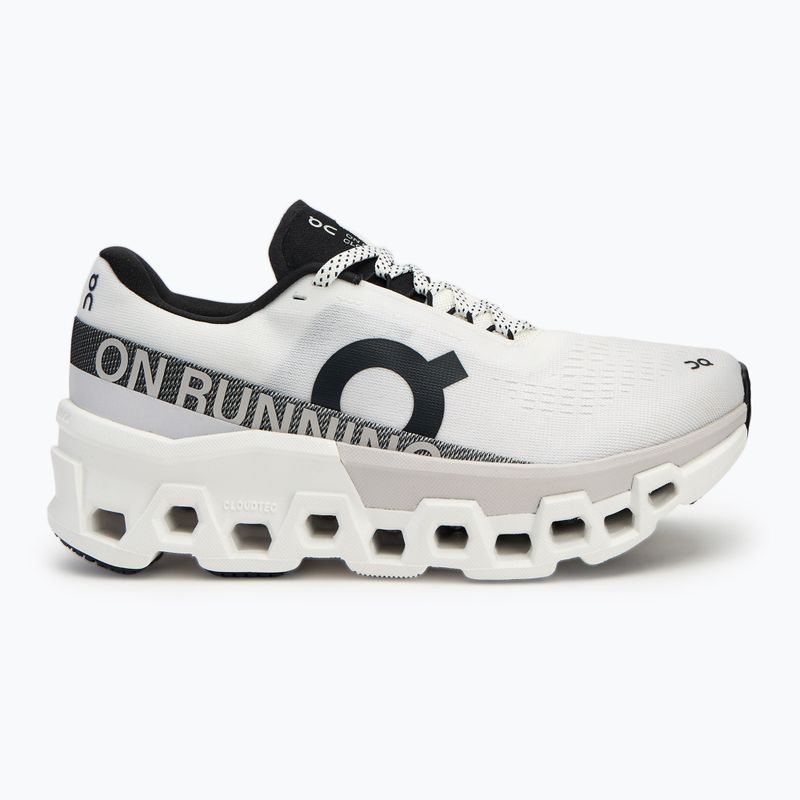 Women's On Cloudmonster 2 white/frost running shoes 2