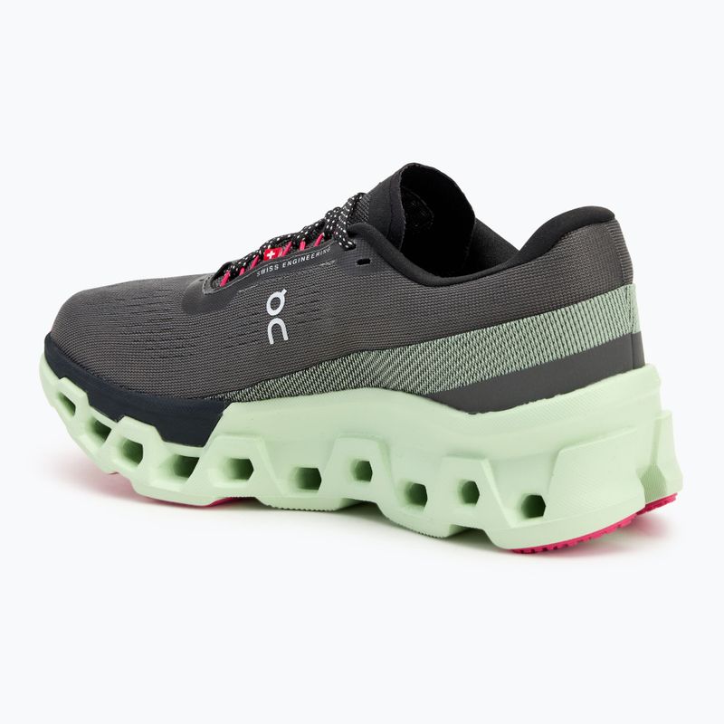 Women's On Running Cloudmonster 2 asphalt/lima running shoes 3