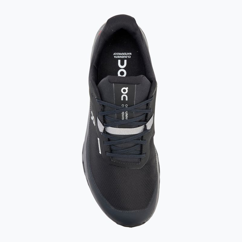 Men's On Cloudvista 2 Waterproof running shoes black/eclipse 5