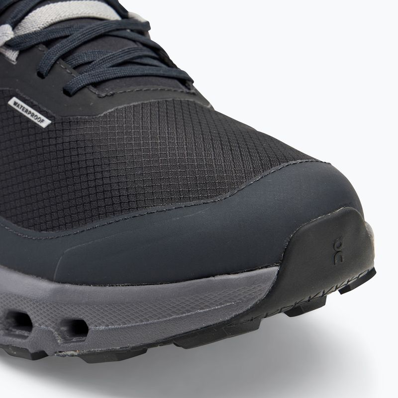 Men's On Cloudvista 2 Waterproof running shoes black/eclipse 7
