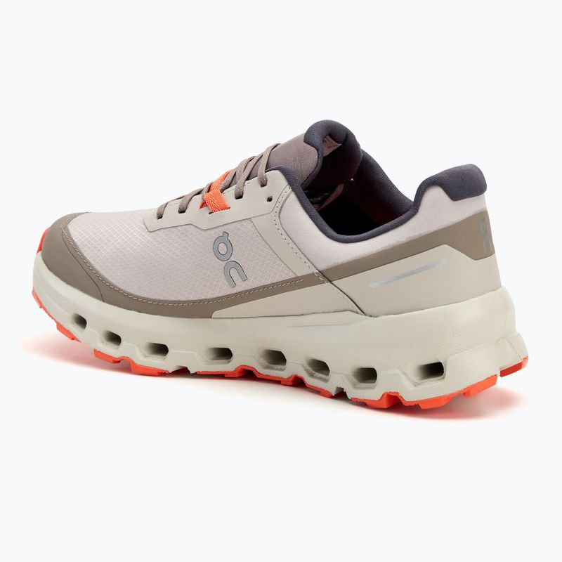 Women's On Cloudvista 2 Waterproof pearl/ice running shoes 3
