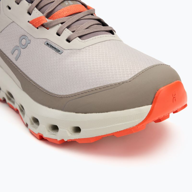 Women's On Cloudvista 2 Waterproof pearl/ice running shoes 7