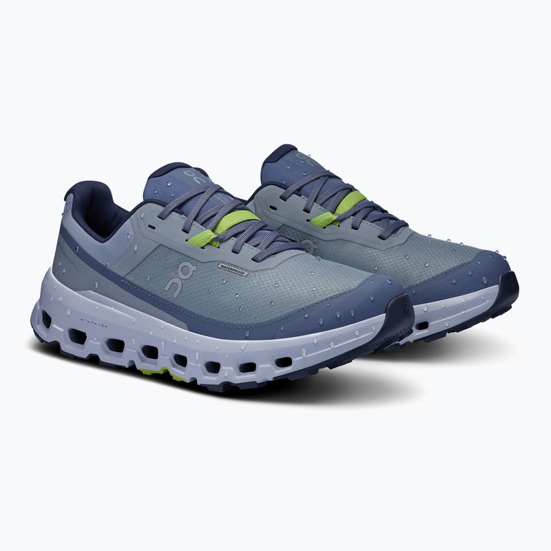 Women's On Running Cloudvista 2 Waterproof mist/heather running shoes 8