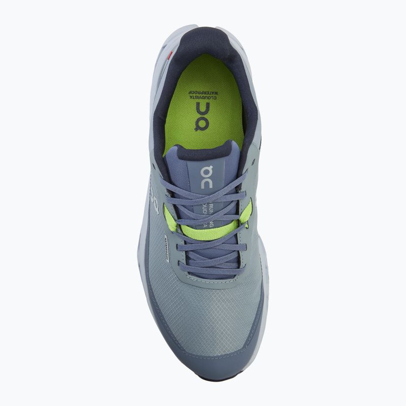 Women's On Cloudvista 2 Waterproof mist/heather running shoes 5