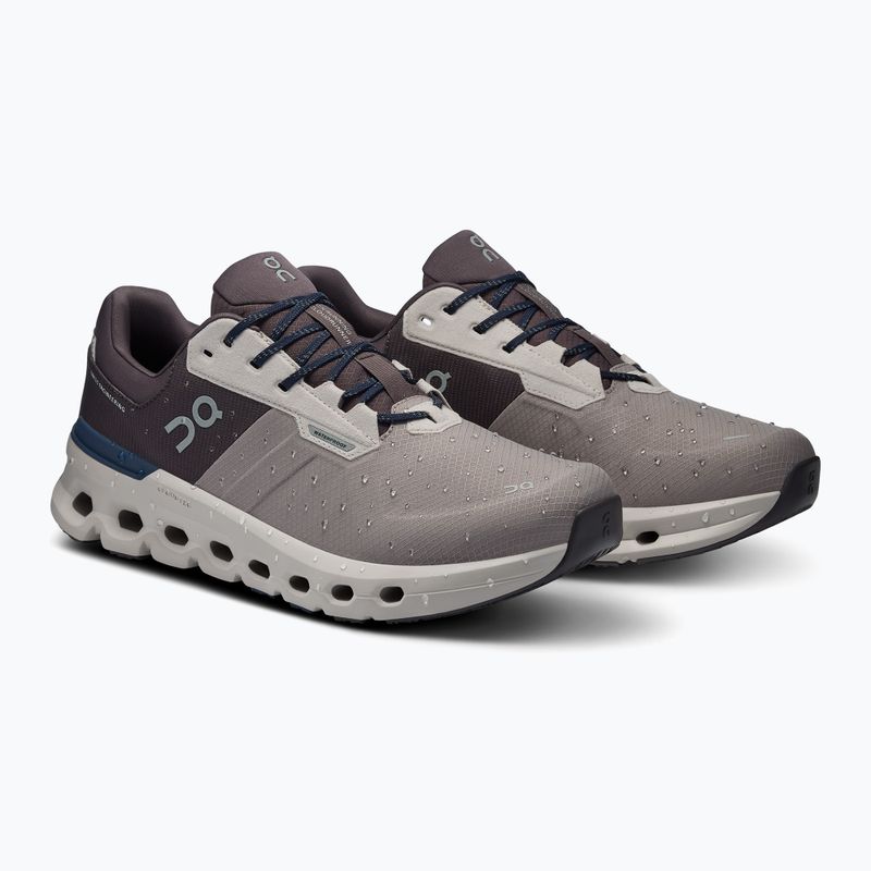 Men's On Cloudrunner 2 Waterproof zinc/midnight running shoes 8
