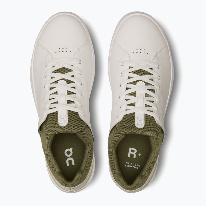 Men's On Running The Roger Advantage white/olive shoes 13