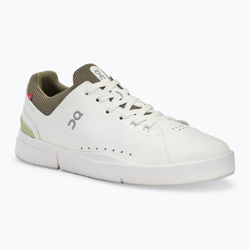 Men's On Running The Roger Advantage white/olive shoes