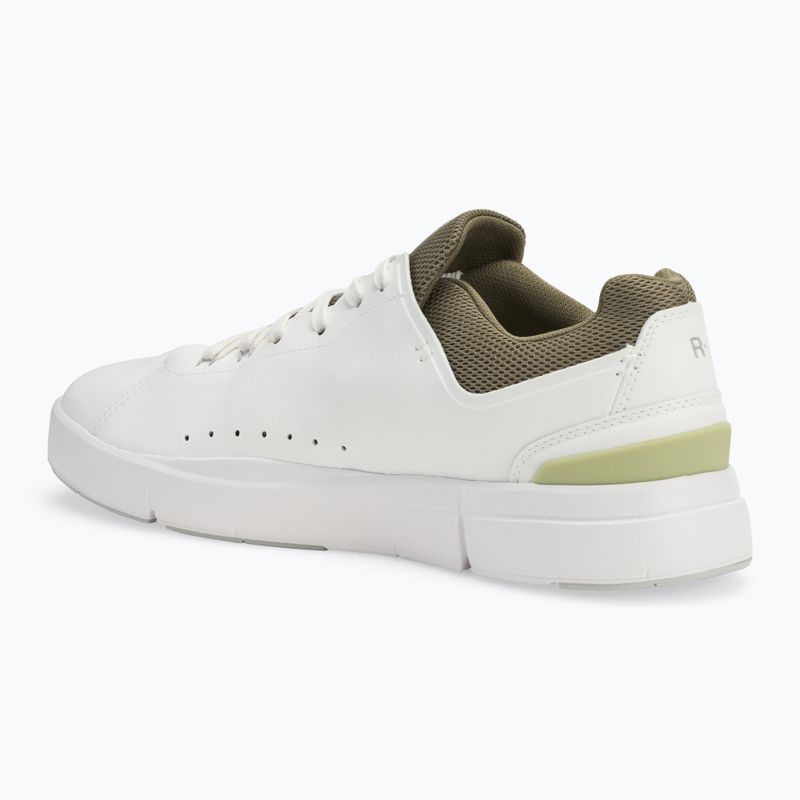 Men's On The Roger Advantage white/olive shoes 3