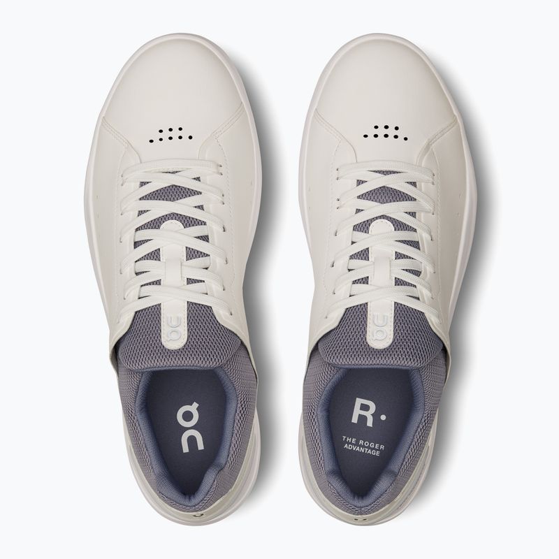 Men's On Running The Roger Advantage white/fossil shoes 6